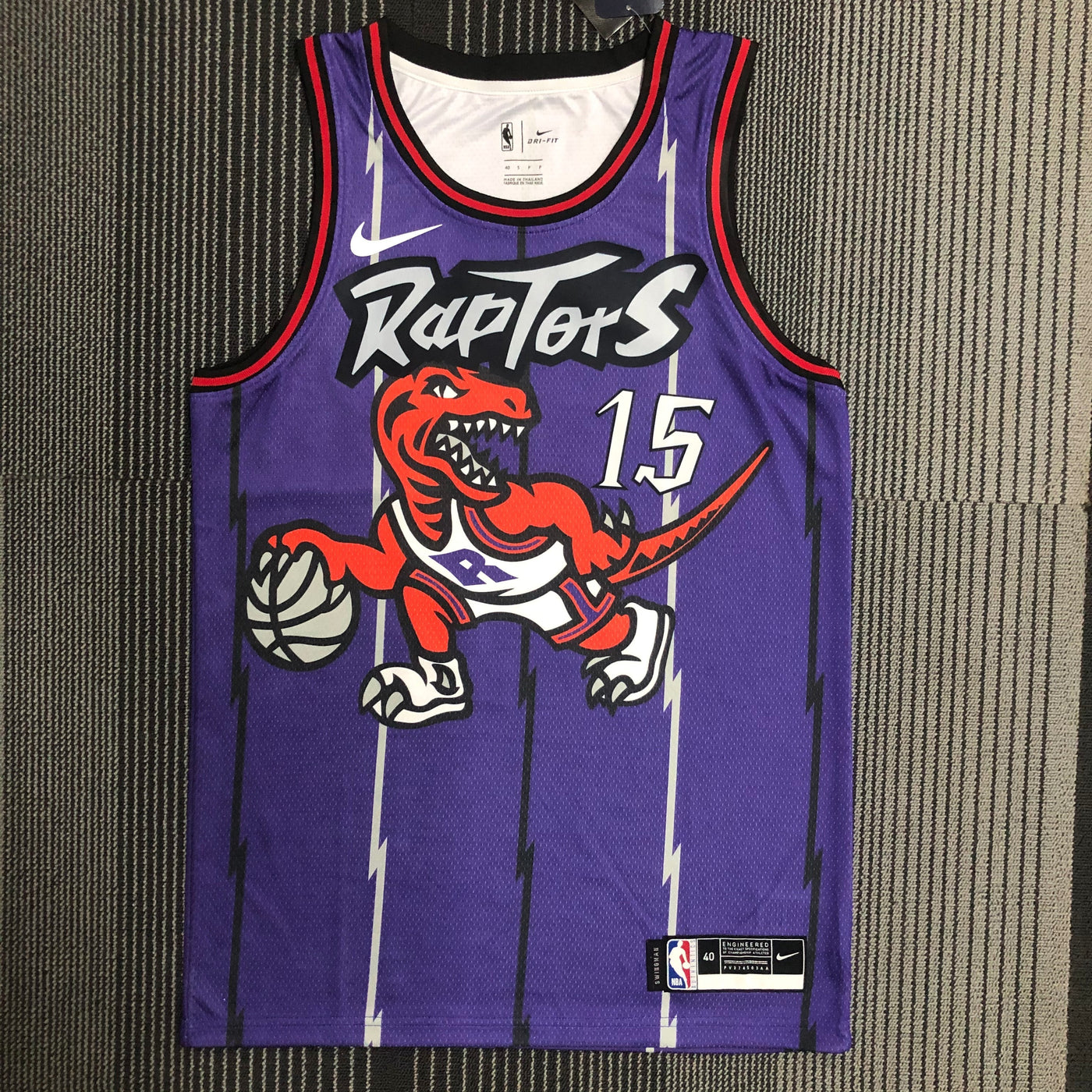 Toronto Raptors CARTER # 15 Retro Purple NBA Jersey