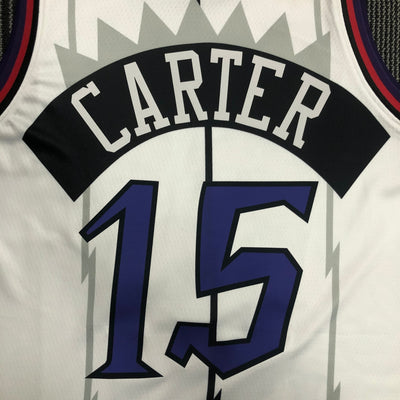 Toronto Raptors CARTER #15 Retro White NBA Jersey