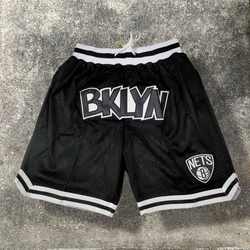 Nets Black Shorts