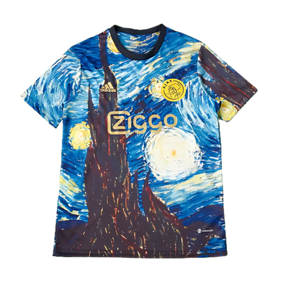 a t - shirt with a painting of a starry night