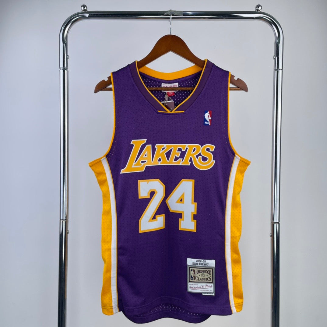 Lakers 2008/09 BRYANT #24 Purple Retro NBA Jersey