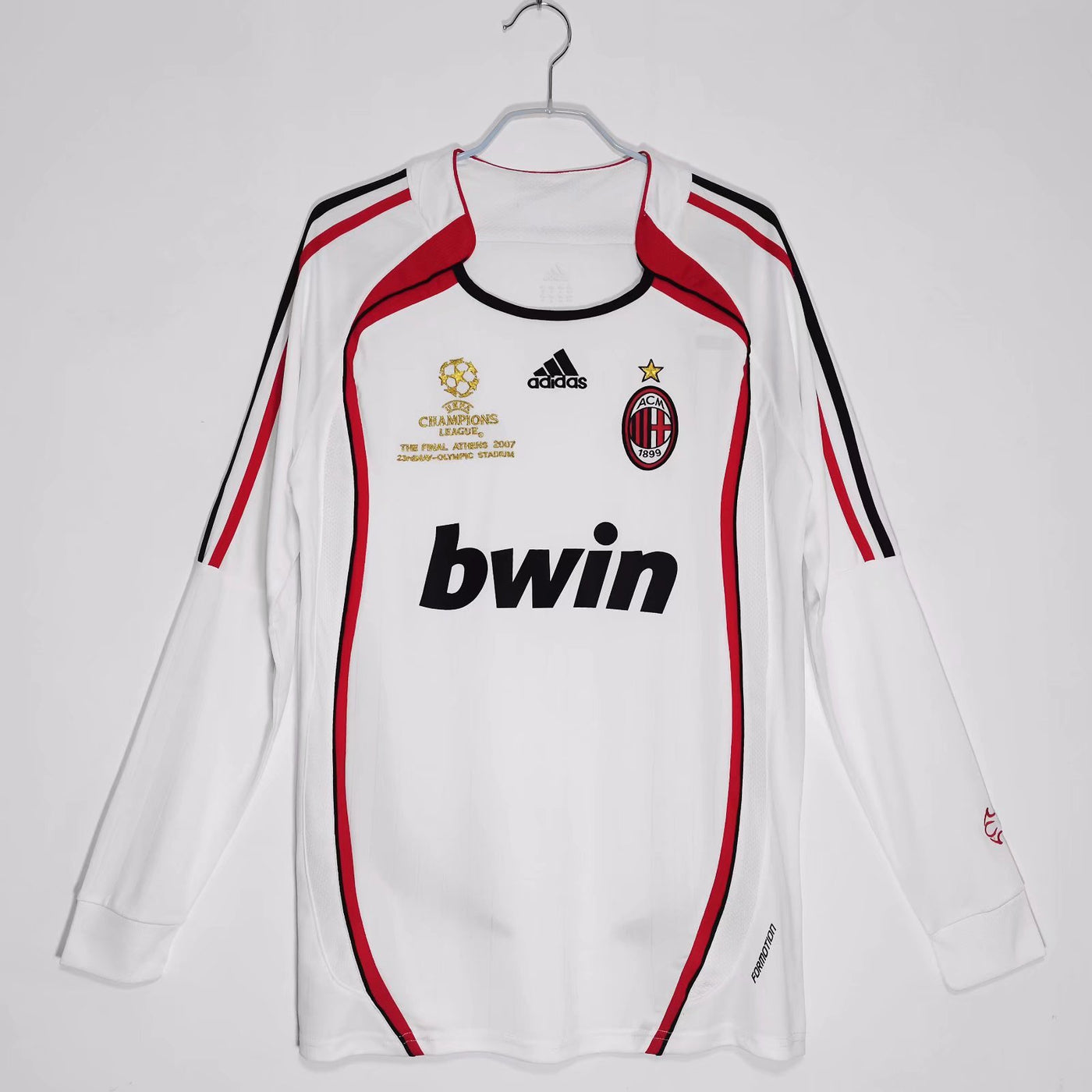 AC Milan 2006/07 Away Champions League Jersey (Long Sleeve)