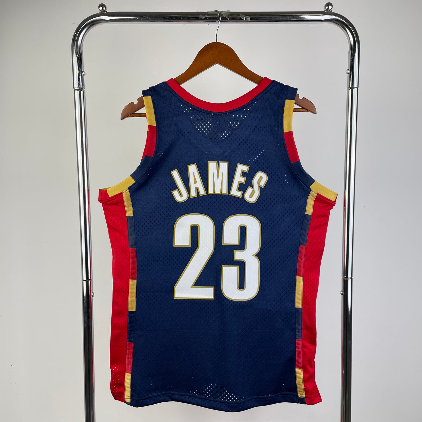 Cleveland 2008/09 JAMES #23 Retro Dark Blue NBA Jersey