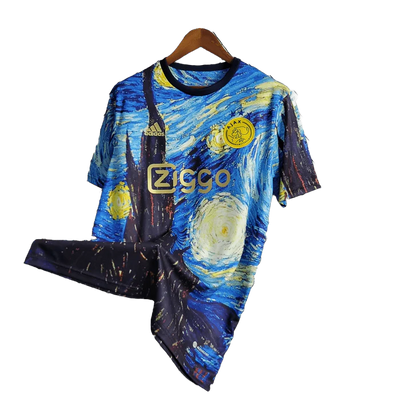 a t - shirt with a picture of the starry night on it