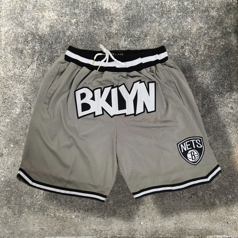 Nets Grey Shorts