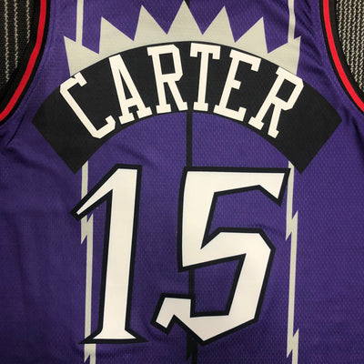 Toronto Raptors CARTER # 15 Retro Purple NBA Jersey