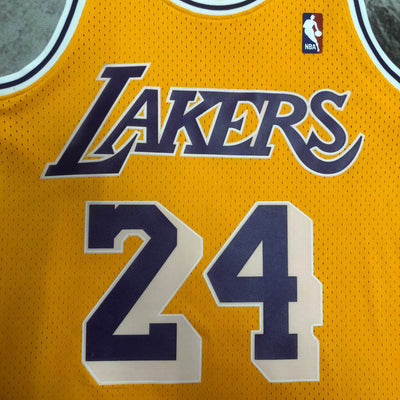 Lakers 2007/08 BRYANT #24 Retro Yellow NBA Jersey