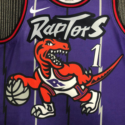 Toronto Raptors McGRADY # 1 Retro Purple NBA Jersey