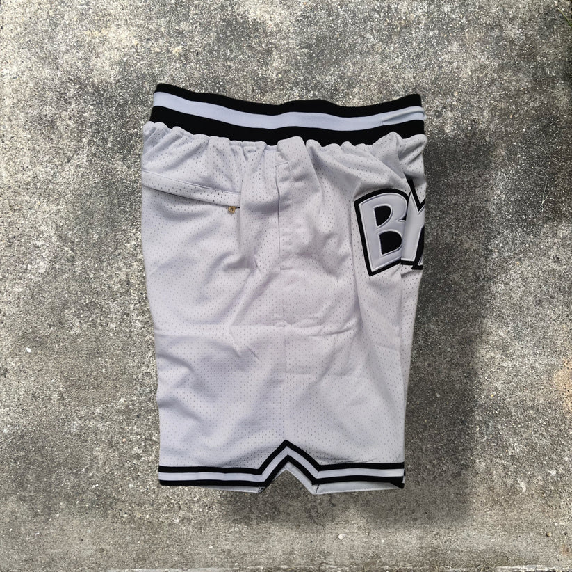 Nets White Shorts