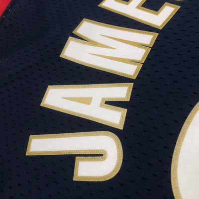 Cleveland 2008/09 JAMES #23 Retro Dark Blue NBA Jersey