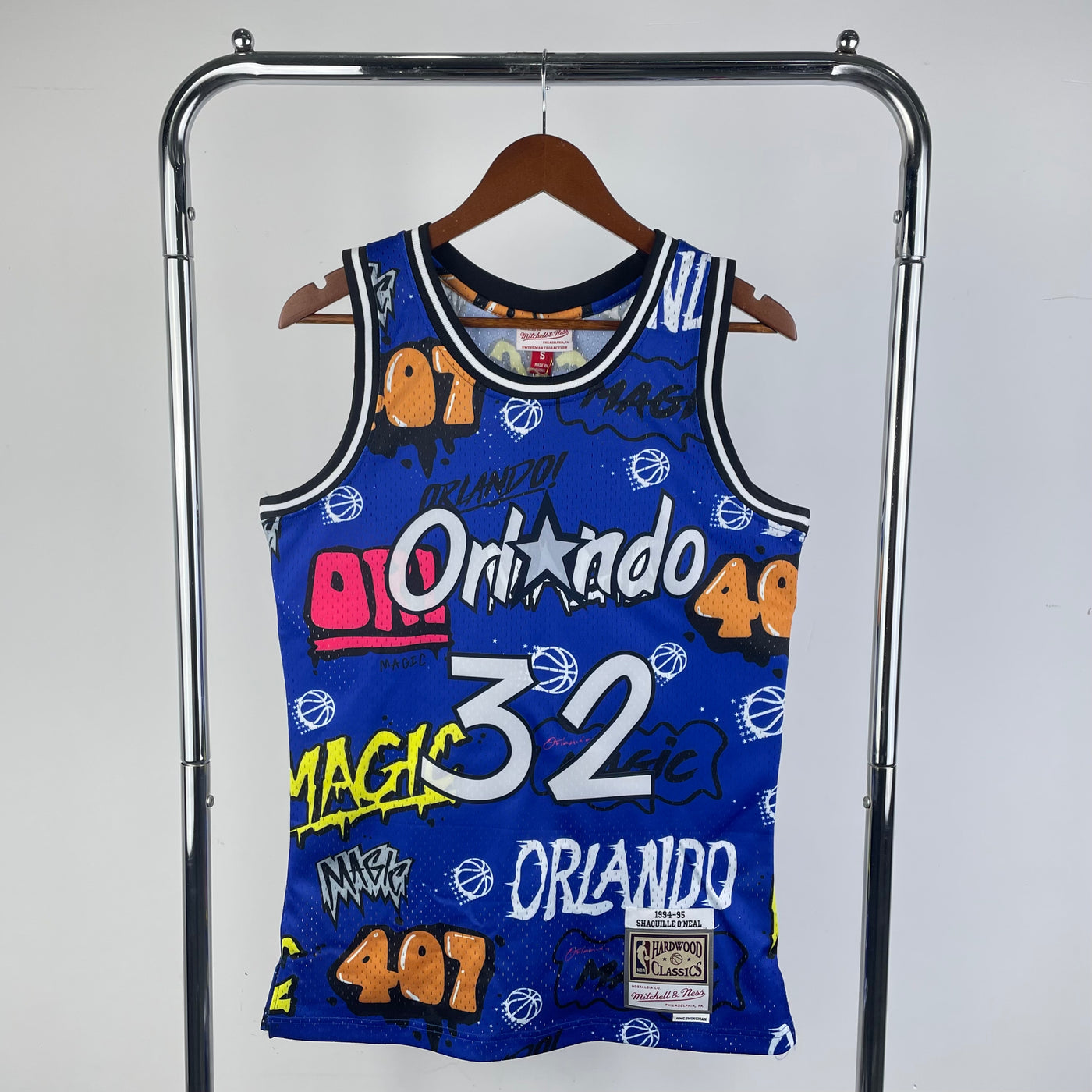 Magic 1994/95 ONEAL #32 Blue Retro NBA Jersey