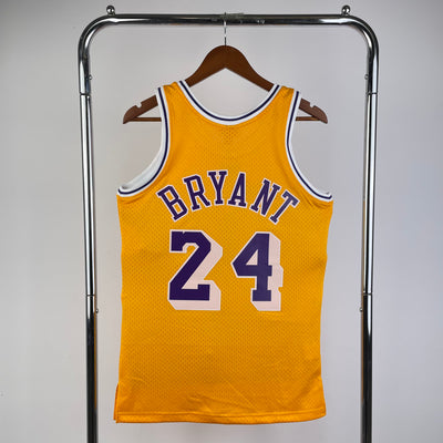 Lakers 2007/08 BRYANT #24 Retro Yellow NBA Jersey