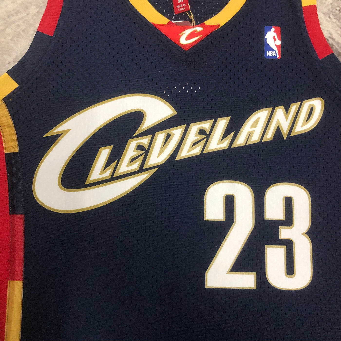 Cleveland 2008/09 JAMES #23 Retro Dark Blue NBA Jersey