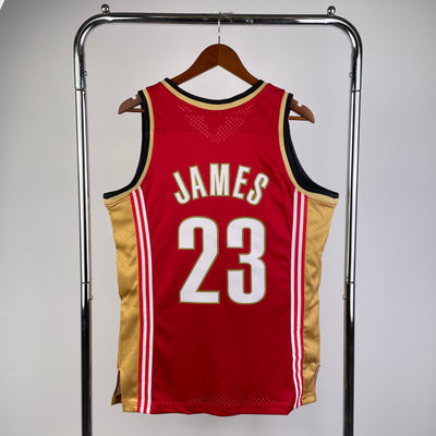 Cleveland 2003/04 JAMES #23 Retro Red NBA Jersey