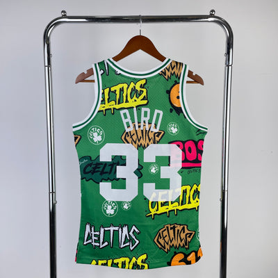 Celtics 1985/86 BIRD #33 Green Retro NBA Jersey