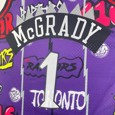 Raptors 1998/99 McGRADY # 1 Retro Purple NBA Jersey