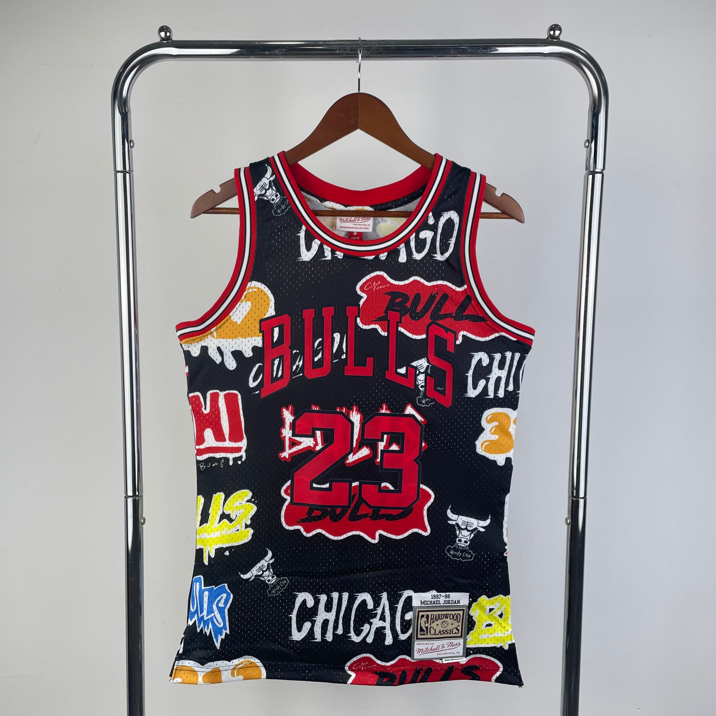 Bulls 1997/98 JORDAN #15 Black Retro NBA Jersey