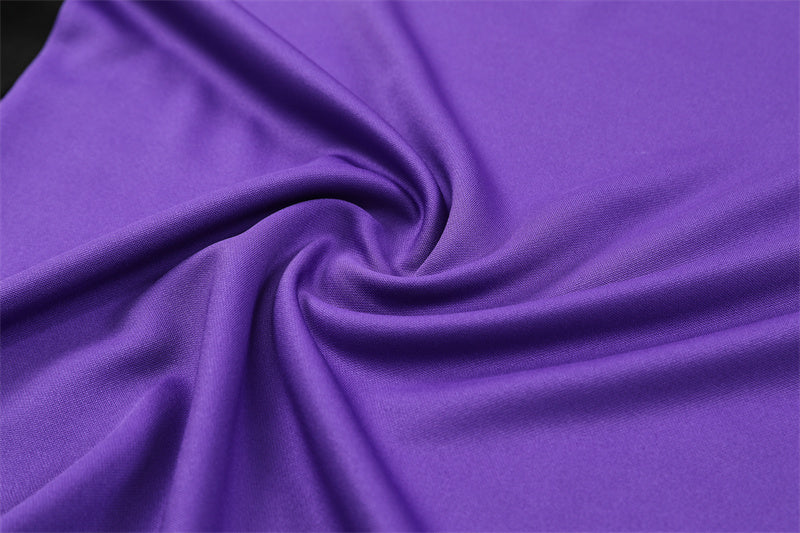 a close up of a purple fabric