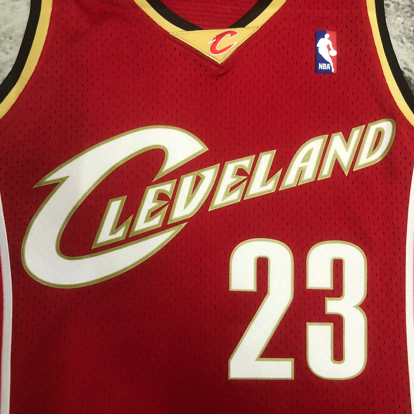 Cleveland 2003/04 JAMES #23 Retro Red NBA Jersey