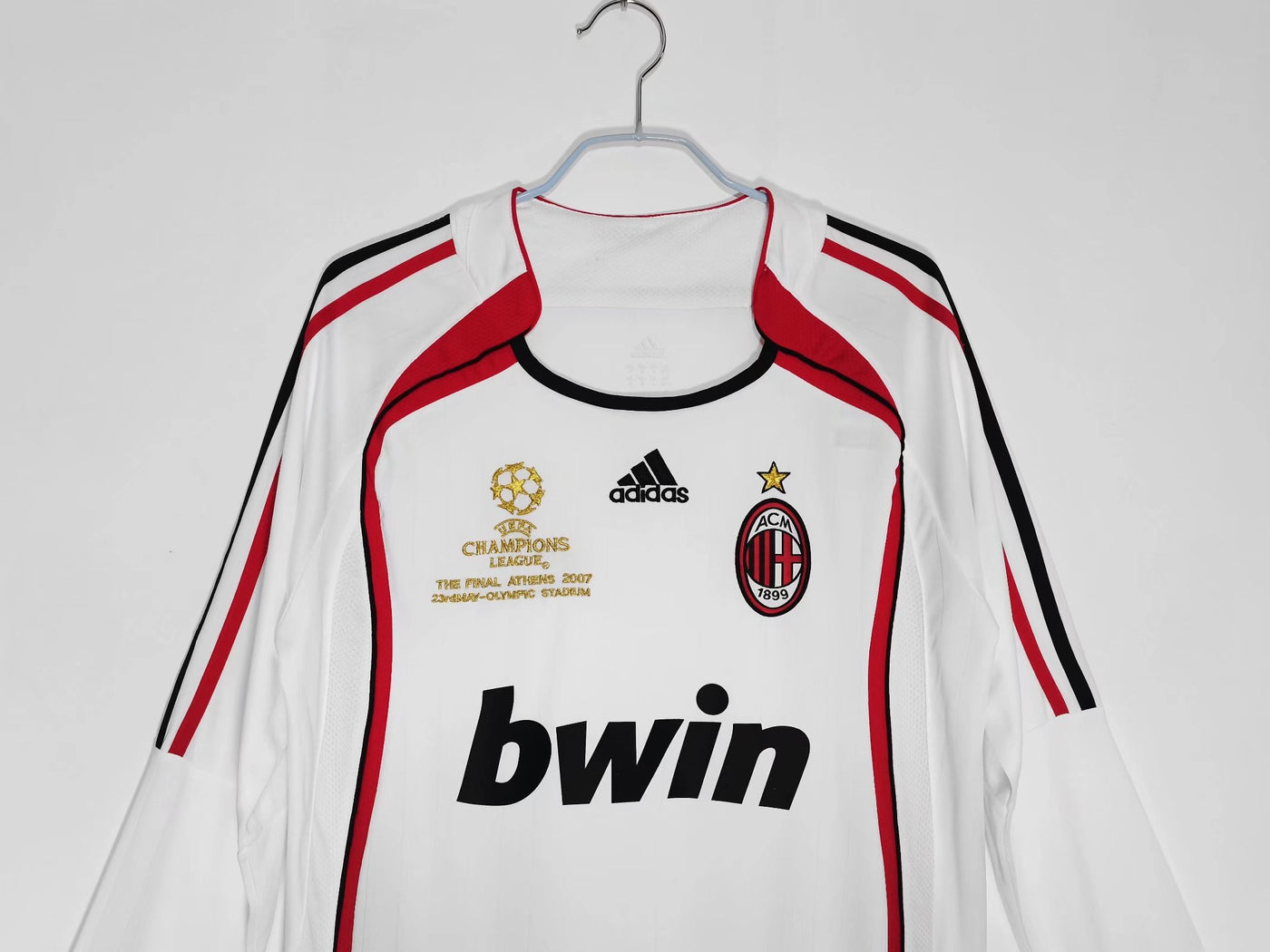 AC Milan 2006/07 Away Champions League Jersey (Long Sleeve)